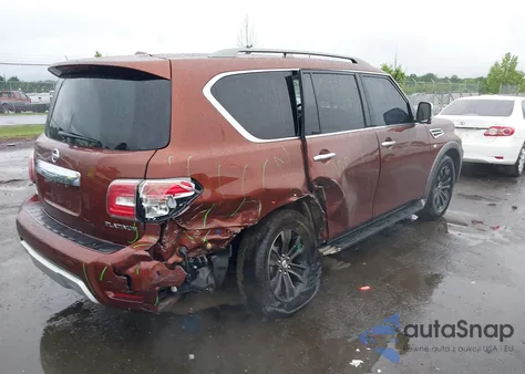 2018 Nissan Armada Platinum from USA, damaged, VIN JN8AY2NE6J9731093